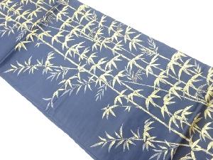 竹林模様織出し袋帯